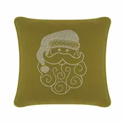 Santa Pillow - 16x16 - Olive Velvet