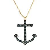Anchor Sapphire Necklace