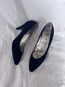 80s Bruno Magli black suede pumps / 1980s black stilettos — Dusty Rose Vintage