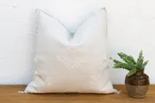 24"Sahara Trail Moroccan Silk Pillow