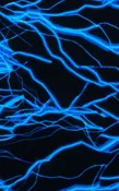 1118 Laser blue lightening Print fabric