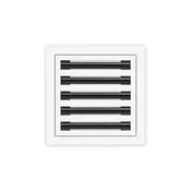 10 Inch - 5 Slot Linear Slot Diffusers - Modern AC Grilles - White