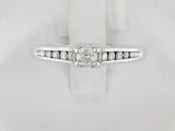 .13ct Diamond Center .25ctw Diamond 14K Engagement Ring — Stanton Jewelers
