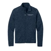 Port Authority – Unisex Sweater Fleece Jacket – Navy Heather