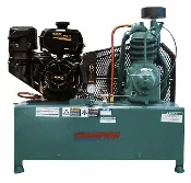 14 HP Kohler (2) 4 Gallon Tank Gas Driven Champion Air Compressor-HGR7-LPK