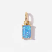 10k Gold Birthstone Charm