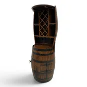 7 Bottle Barrel Hutch
