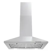 24 in. Ducted Wall Mount Range Hood with Push Button Controls, 3-Speed Fan, Permanent Filters and LED Lights (COS-6324EWH)