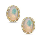 Colored Stone Earrings