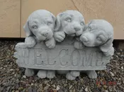 3 Pup Welcome Sign