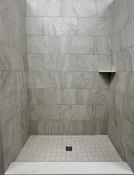 All-inclusive Ivory Travertine Look DIY Shower Kit