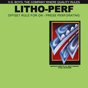 Litho Perf/SS (Side Series)