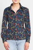 1970 GIVENCHY logo printed shirt - Vintage