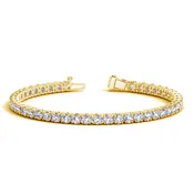 10 CTW Lab-Grown Diamond Tennis Bracelet
