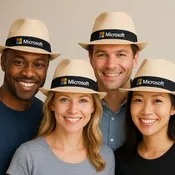 Customized Fedora Hats Straw/Cotton 10+ Colors Available