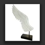 Angel Wing Sculpture on Stand | Clint Eagar Design