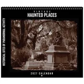 2027 Vintage Haunted Places Deluxe Calendar 12″x14″
