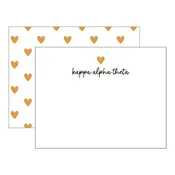 Heart Flat Notecards- Kappa Alpha Theta