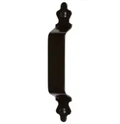 7″ Clover Barn Door Pull Handle – Matte Black