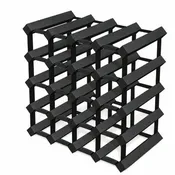 20-Bottle Timber Wine Rack | 4×4 Configuration