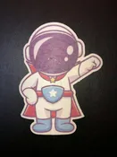 Astronaut Design Silly Patch