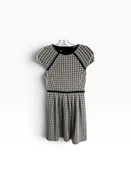 4.COLLECTIVE Size 8 B/W Hounds DRESS