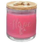 14 oz. Scented Candle in a Glass Holder with Wood Lid