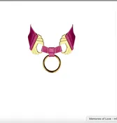 Bordelle Melusina Strap Collar/ RB
