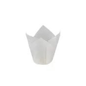 2in White Tulip Baking Cups (Apx 200)
