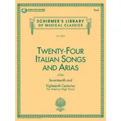 24 Italian Songs & Arias - Medium High Voice (Book/Online Audio)