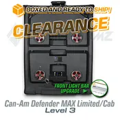 2016-2025 Can-Am Defender MAX Limited/Cab LEVEL 3 Stereo Top (4-Door, HD7-HD10) with Light Bar
