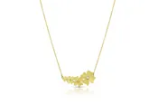18 Karat Yellow Gold Floral Pendant