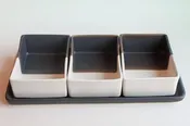 Gourmet Rectangle 3 Gourmet Dishes Set | Alex Marshall