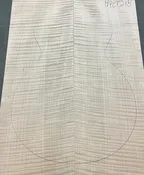 Flame Figured Maple Carve Top | HPCT218 | .900” X 15.5” X 20”