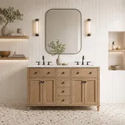 Annie 55" Bathroom Vanity Weathered Fir