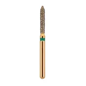 130-014 | (885) Multi Use Gold Diamond Burs Beveled Cylinder