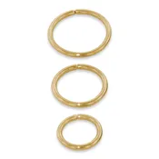 18ga 18K Gold Seam Ring