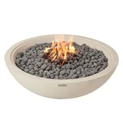 Elementi Pro Rose 48" Round Concrete Gas Fire Bowl