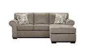 Affordable 5304 Marcey Nickel Sleeper Sectional
