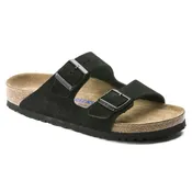 Birkenstock Arizona Black Suede Sandal (Narrow)
