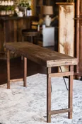 Narrow Wood Wedding Table (Natural) — Smucker Village