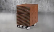Two Drawer Mid-Century Modern Rolling File Cabinet TANGO-PDHO