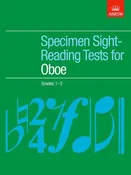 ABRSM % Specimen Sight Reading Tests for Oboe, Grades 1-5 - OB