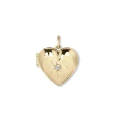10K Gold Customizable "Lilou" Heart Shaped Locket