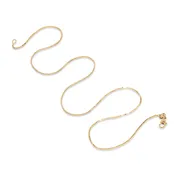14Ky Gold (0.7mm) Box Chain Necklace