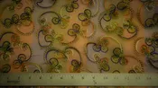 Colorful Silk Clover Patterned Organza