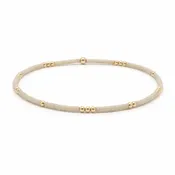 2mm Newport OYSTER + Gold Filled Waterproof Bracelet
