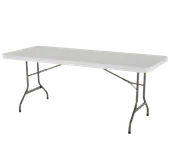 6ft Long Plastic Tables — El Fieston Party Rentals
