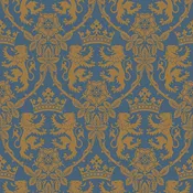 Lion & Rose in Lapis