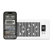4 Inch Register Booster Fan with Smart App Control